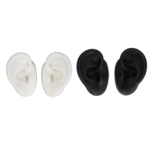 (Black and White) 2 paar 3D siliconen oormodels voor sieraden
