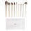 10pcs Makeup Brush Set w/ Storage Bag 1