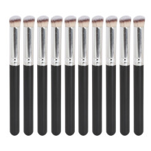 10Pcs Mini Concealer Brush Soft Bristle