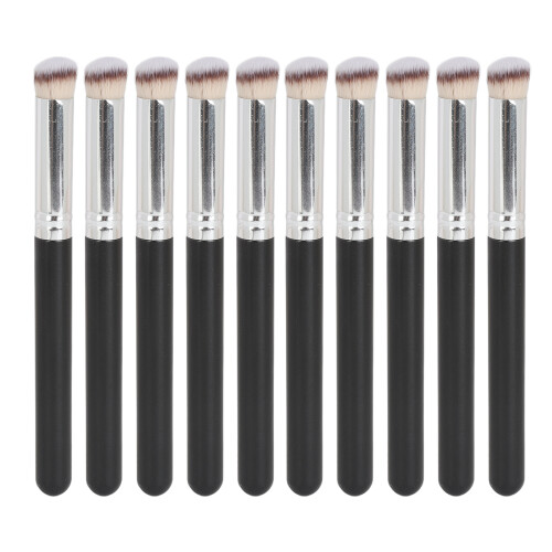 10Pcs Mini Concealer Brush Soft Bristle