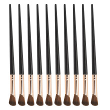 10pcs Nose Shadow Brush Sickle Shaped Soft Hair Powder Grasping