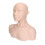 Mannequin Head with Shoulder PVC Makeup Wig Display 2