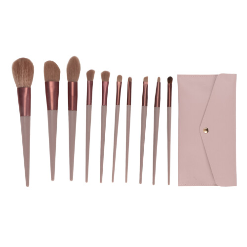 Makeup Brush Set for Powder, Concealer, Eyeshadow & Blush