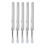 15pcs Silicone Lip Brush Transparent Handle Dustproof Lid Reusable 2