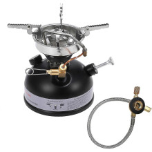 (As show, One size) Portable Outdoor Camping Mini Gasoline Stove Liquid Fuel Alcohol Diesel Oil Stove