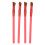 4pcs Multifunction Eyebrow Brush Soft Dense Angled Makeup Tool 2