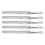 15pcs Silicone Lip Brush Transparent Handle Dustproof Lid Reusable 3
