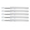 15pcs Silicone Lip Brush Transparent Handle Dustproof Lid Reusable 5