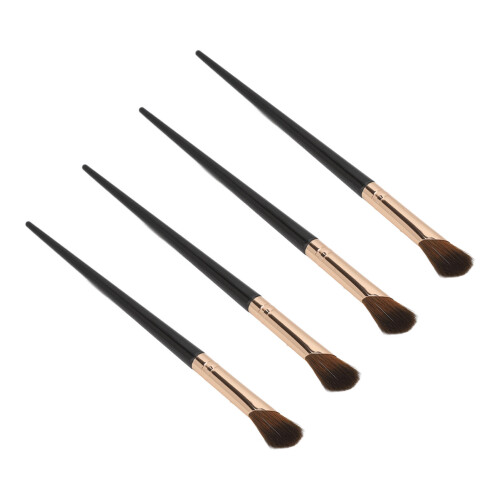 10pcs Sickle-Shaped Nose Shadow Brush with Soft Hair 2