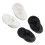 (Black and White) 2 Paia Modelli Orecchio Silicone 3D per Gioielli 5