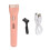 (Pink) Elektrische verwarmde wimperkruller USB oplaadbaar wit 1