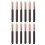 12Pcs Portable Lip Concealer Brush Soft Bristles 2