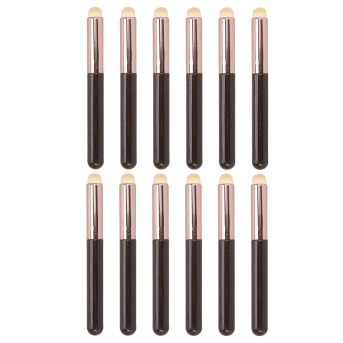 12Pcs Portable Lip Concealer Brush Soft Bristles 1