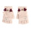(Beige) Fingerlose Winter-Kinderschals Grau Warm 1