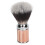 (Rose Gold) Rose Gold Curved Nylon Beard Foaming Brush 1