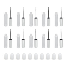 10x 10ml Wimperntusche-Tube mit Pinsel, transparent