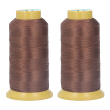 (Light Brown) 2x Hochfeste Steppnaht 2187 Yards 3-fach Mittelbraun