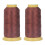 (Medium Brown) 2pcs High Tensile 3 Strand Quilting Thread 2187 Yards Medium Brown 1