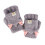 (Grey) Fingerlose Winter-Kinderschals Grau Warm 4