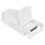 (White) USB Rechargeable Heated Eyelash Curler White 3