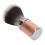 (Rose Gold) Rose Gold Curved Nylon Beard Foaming Brush 3