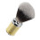 (Gold) Rose Gold Curved Nylon Beard Foaming Brush 5