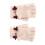 (Beige) Fingerlose Winter-Kinderschals Grau Warm 4