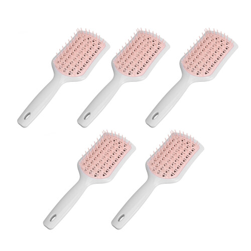4Pcs Geventileerde Haarborstel Diamant Vochtig/Droog 2