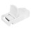 (White) USB Rechargeable Heated Eyelash Curler White 2