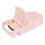 (Pink) USB Rechargeable Heated Eyelash Curler White 3