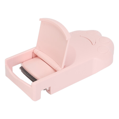 (Pink) USB Rechargeable Heated Eyelash Curler White 2