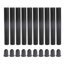 10x 4g leere Eyeliner-Tuben nachfüllbar für Wachstumsöl schwarz
