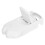 (White) USB Rechargeable Heated Eyelash Curler White 5