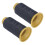 (Black) 2pcs Sewing Thread Cones 2187 Yards Each 3 Strand Black 2