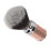 (Rose Gold) Rose Gold Curved Nylon Beard Foaming Brush 5