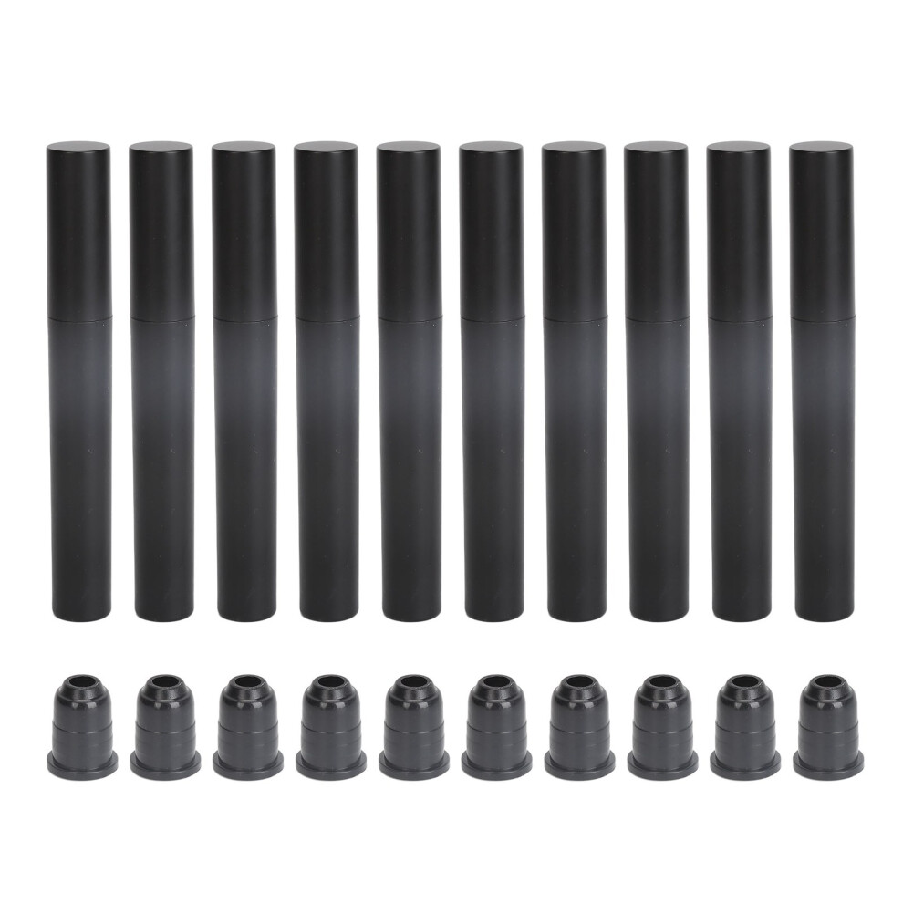 Black 10Pcs 4Ml Empty Mascara Tube Refillable Plastic For Travel