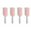 4Pcs Geventileerde Haarborstel Diamant Vochtig/Droog 5