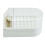 (White) 30-Hole Dustproof Transparent Display Box for Nail Drill Bits 1