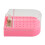 (Pink) 30-Hole Dustproof Transparent Display Box for Nail Drill Bits 1