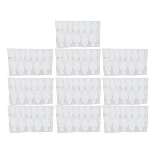 10 Sheets Reusable Nail Tip Guide Stickers