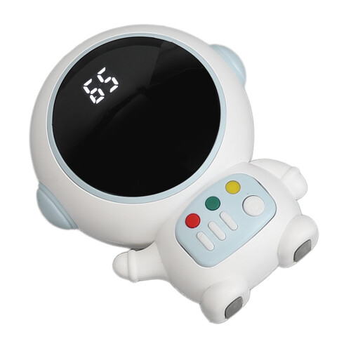 (Light Blue) Astronaut Handwarmer USB Oplaadbaar 2 Traps Donkerblauw 1