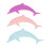 3Dolphin Silicone Eyelash Applicators, Anti-Smudge, 3pcs 1