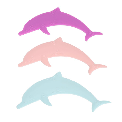 3Dolphin Silicone Eyelash Applicators, Anti-Smudge, 3pcs