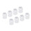 (White) 200x Schedel Tattoo Ink Cup Wegwerp 4