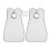 2pcs adjustable silky smooth barber cape 1