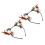 2x Christmas Reindeer Headbands 3