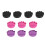 10x Hand-Shaped Tattoo Ink Holders, Reusable 1