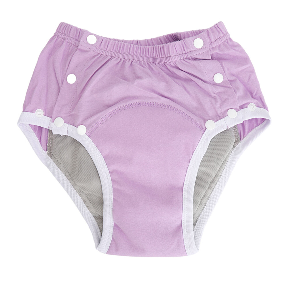 (S) Washable Cotton Incontinence Underpants Absorbent Adult Diapers