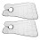 2pcs adjustable silky smooth barber cape 2