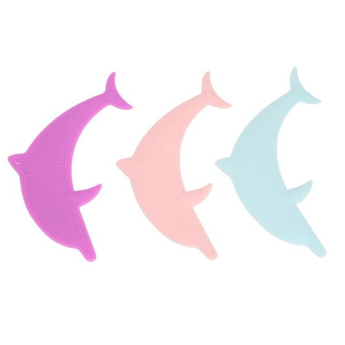 3Dolphin Silicone Eyelash Applicators, Anti-Smudge, 3pcs 1